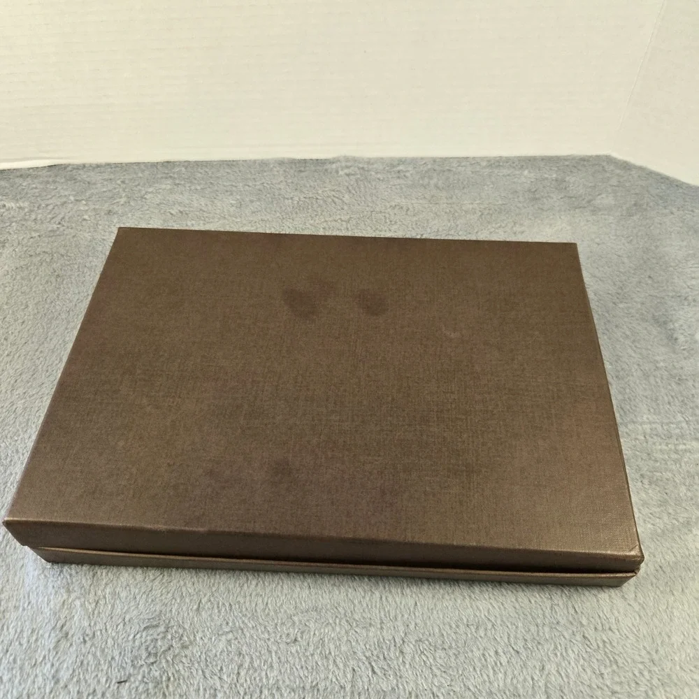 Louis Vuitton Empty Gift Box and Dust Bag Set Brown Tan Yellow Luxury Packaging